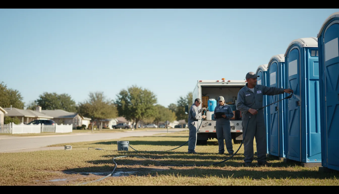 Long-Term Portable Toilet Rental in Charleston, IL near me